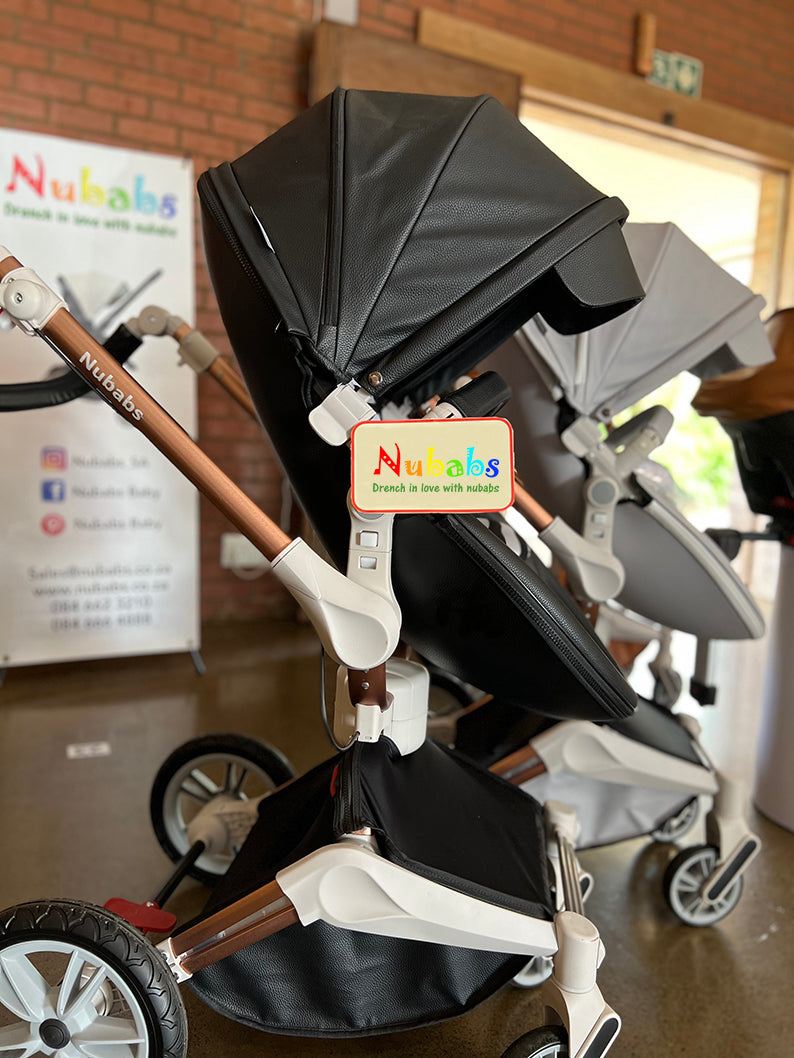 Nubabs Black 360 Degree Stroller & Pram
