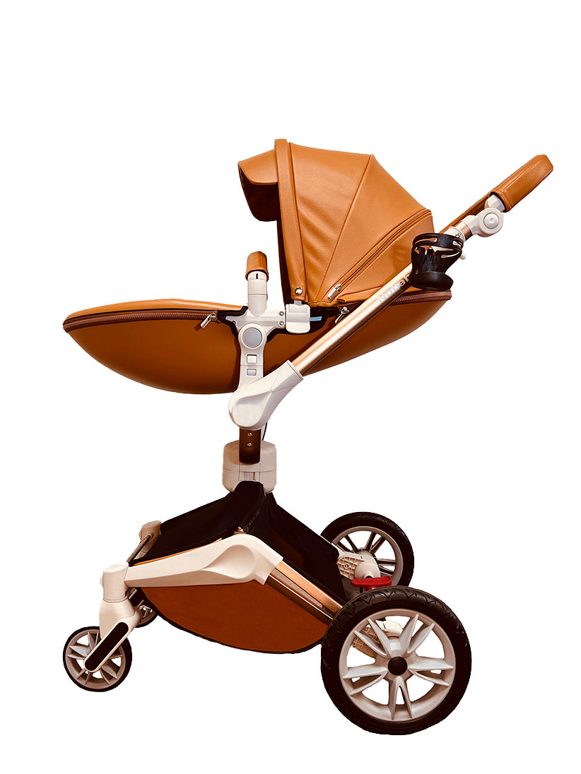 Nubabs Tan 360 Degree Rotating Stroller and Pram