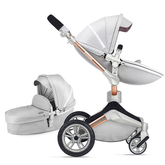 Nubabs Grey 360 Rotating Stroller and Pram