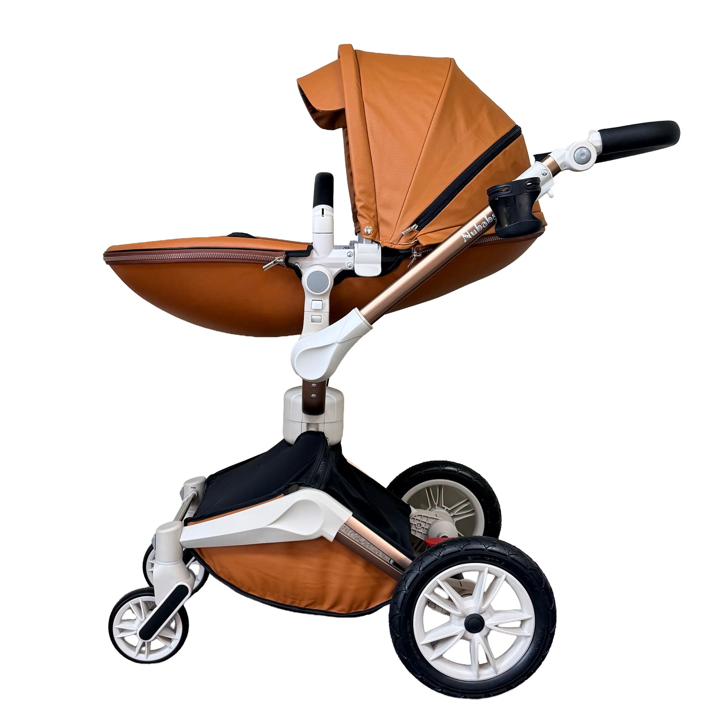 Nubabs Tan 360 Degree Rotating Stroller and Pram
