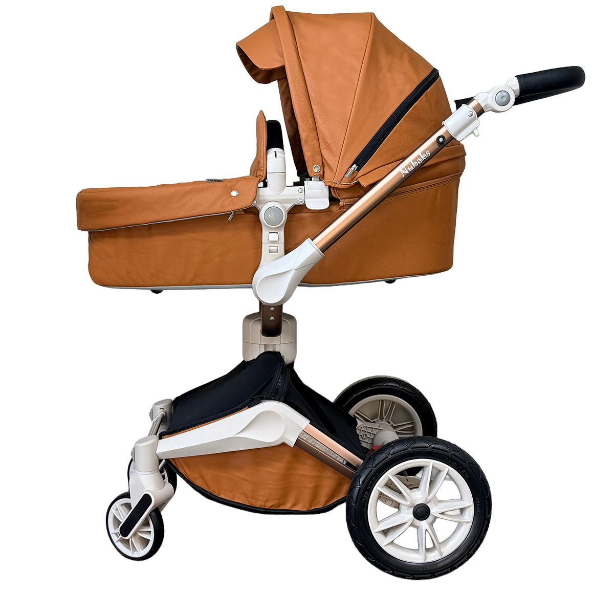 Nubabs Tan 360 Degree Rotating Stroller and Pram