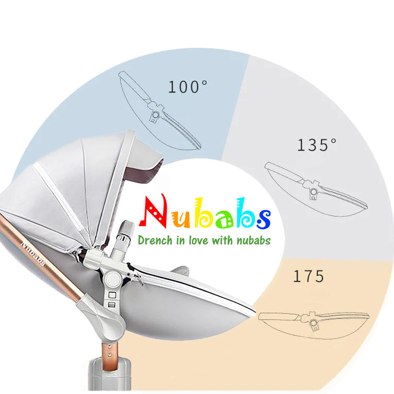 Nubabs Tan 360 Degree Rotating Stroller and Pram