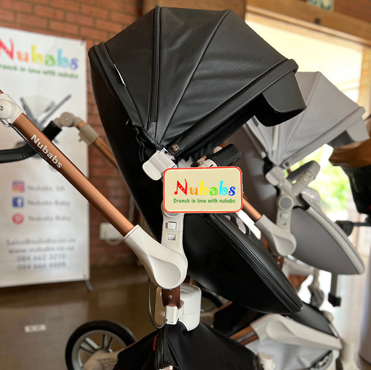 Nubabs Black 360 Degree Stroller & Pram