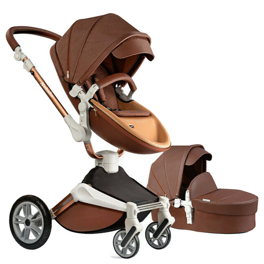 Coffee Nubabs (Dark Brown) 360 Hot Mom Rotating Stroller
