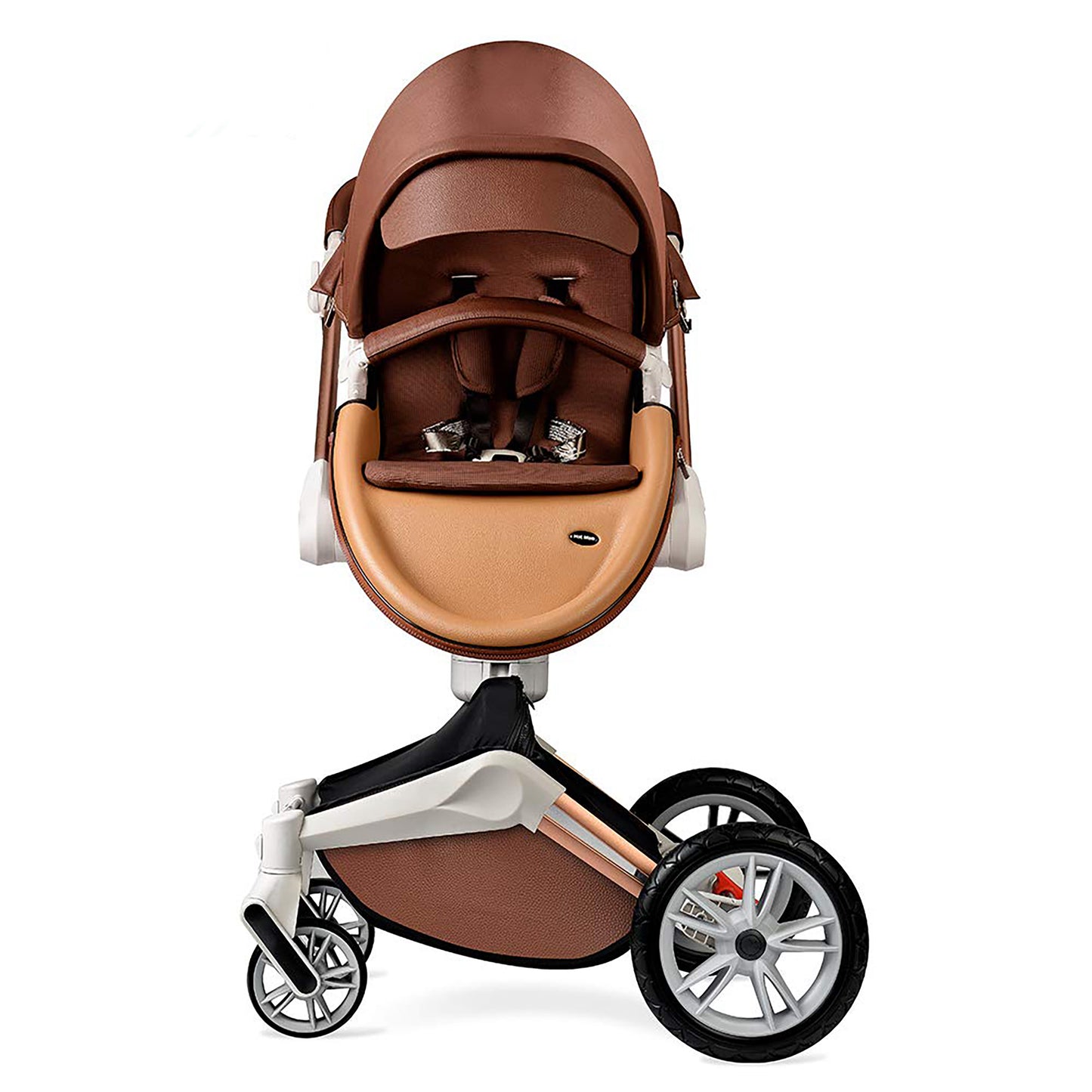 Coffee Nubabs (Dark Brown) 360 Hot Mom Rotating Stroller